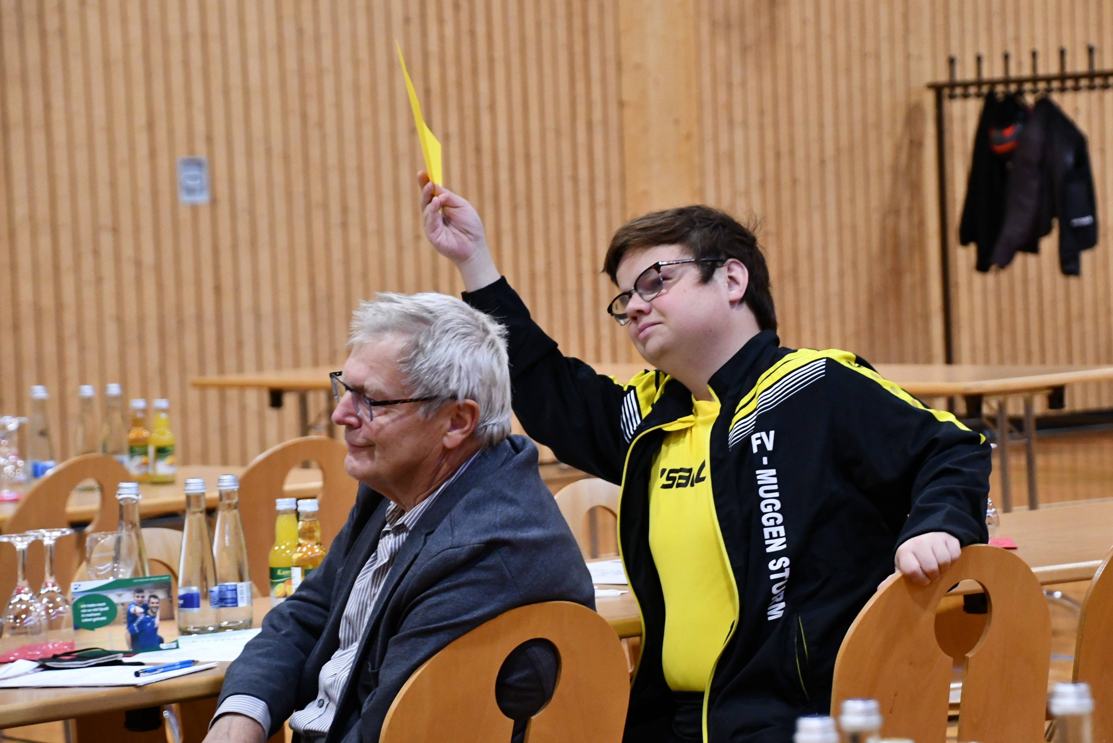 Niklas Bandleon übernimmt die Aufgabe als Delegierter seines Heimatvereins auf der Mitgliederversammlung des BBS.